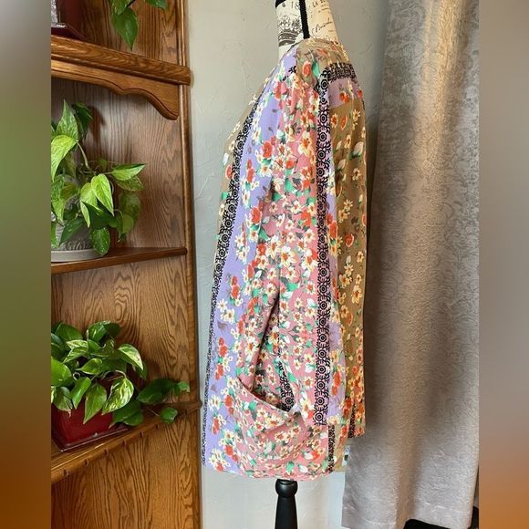 Callabie BoHo Floral Top Size XL - Picture 4 of 15